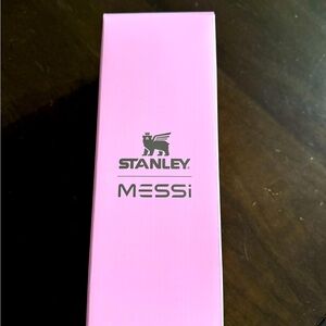 BNIB Messi GOAT Stanley 24oz tumbler.